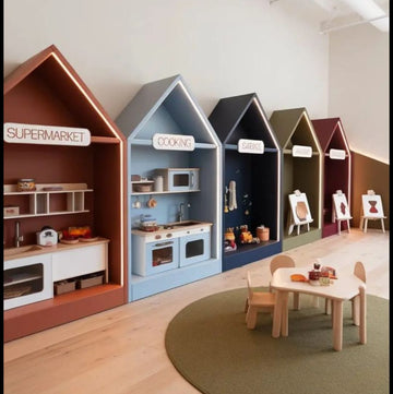 Wooden Pretend Play Village Units for Preschool & Daycare